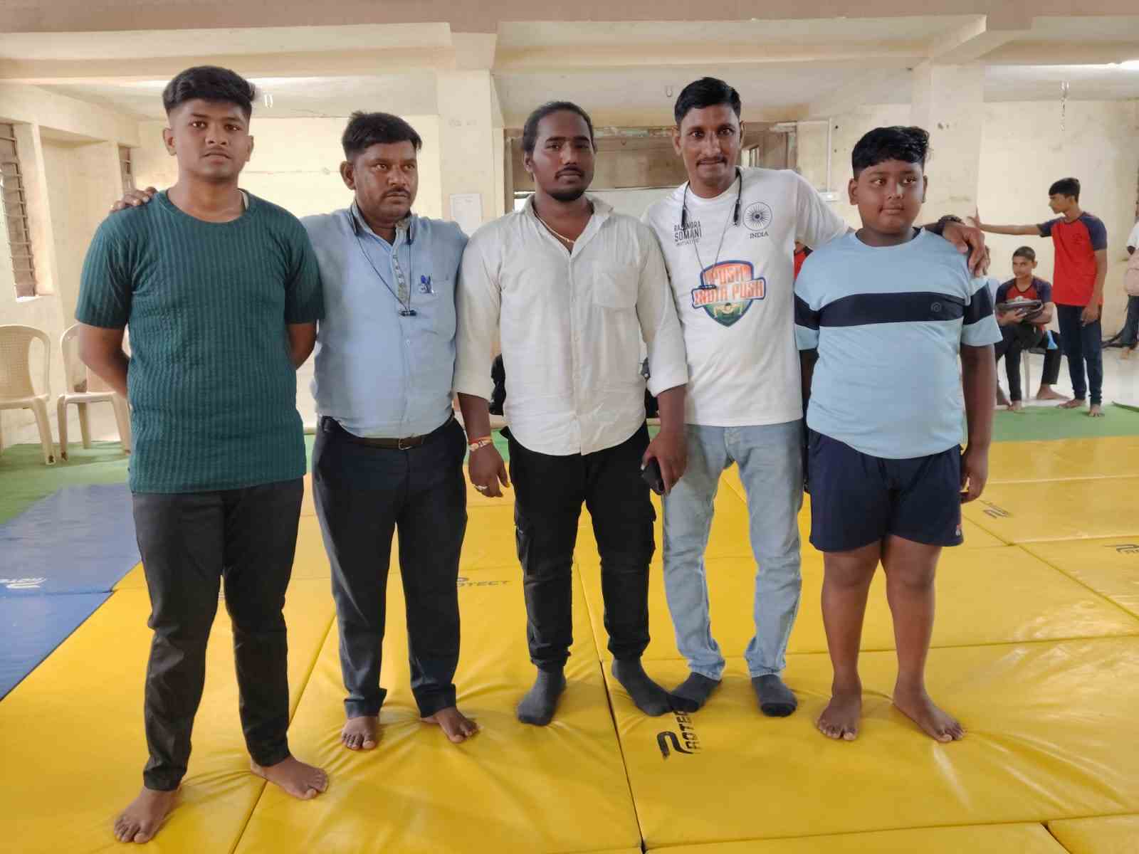 ज्ञानदा हायस्कूल ची जिल्हा स्तरिय कुस्ती  स्पर्धेकरिता  3 खेळाडूची  निवड